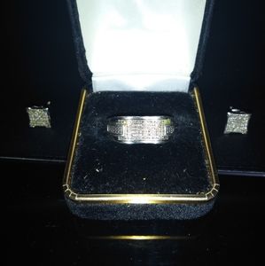 .35 CT Diamond Ring (optional earrings .25ct)